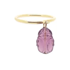 AMETHYST SCARAB RING