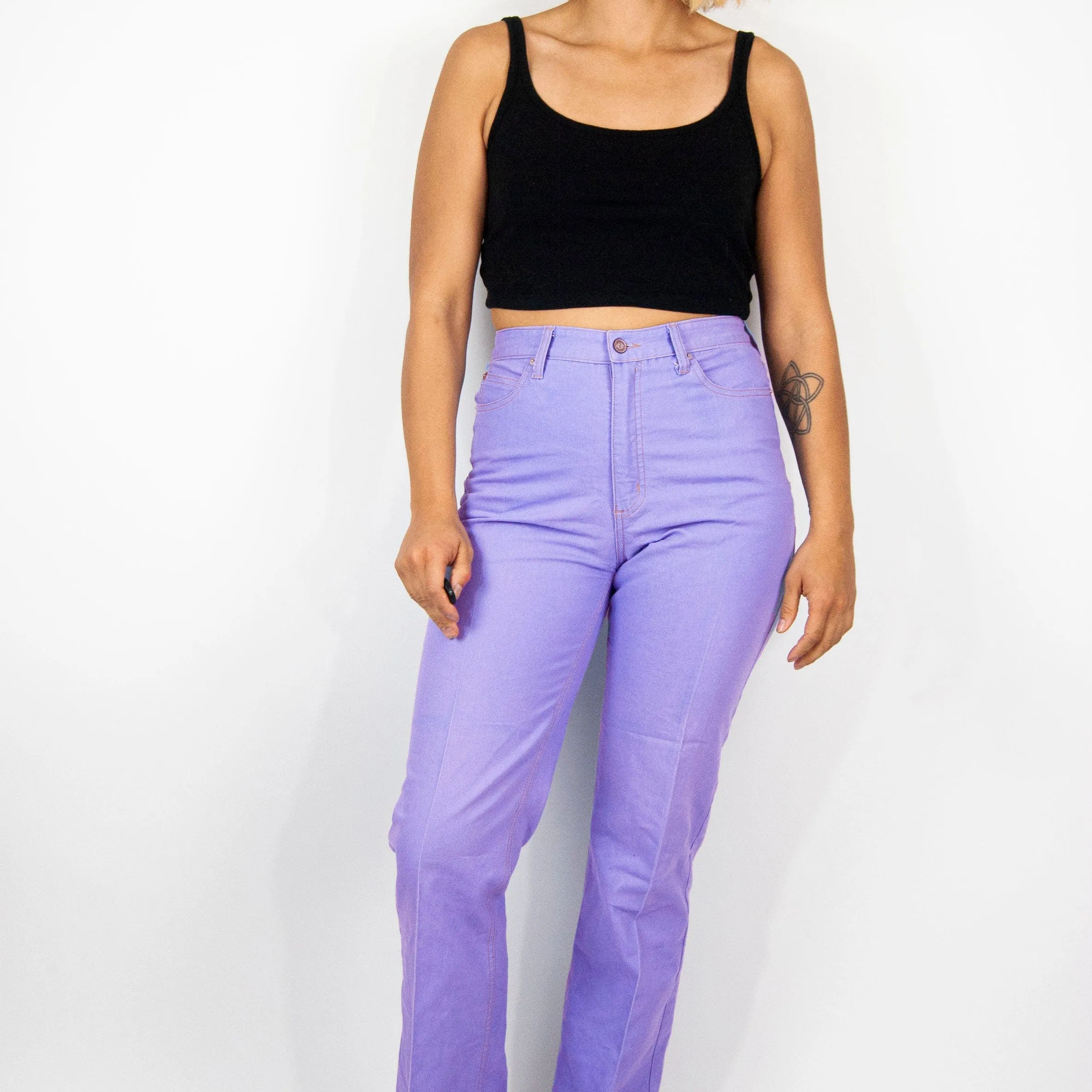 00's Lilac Stretch Pants by Esther Amato