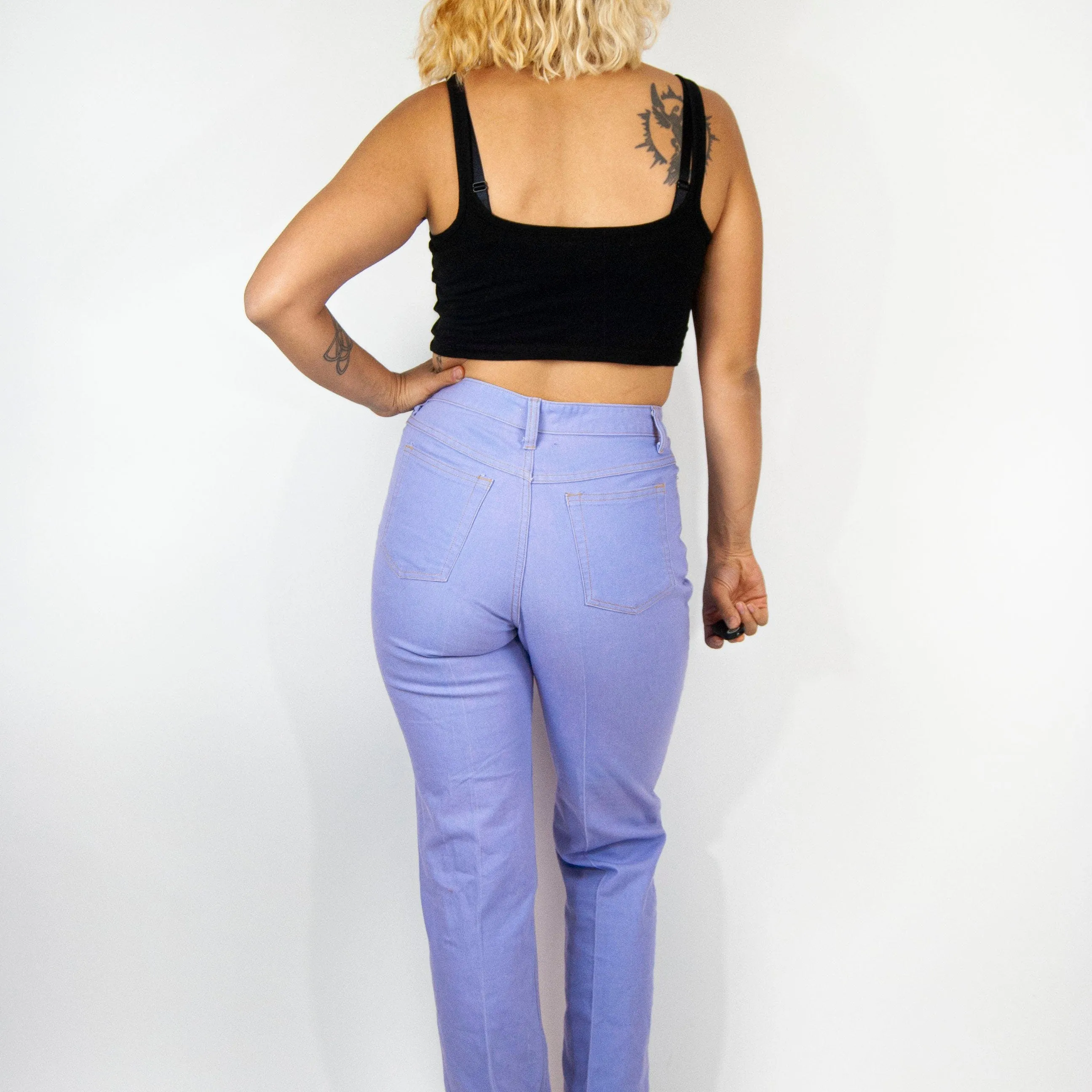 00's Lilac Stretch Pants by Esther Amato