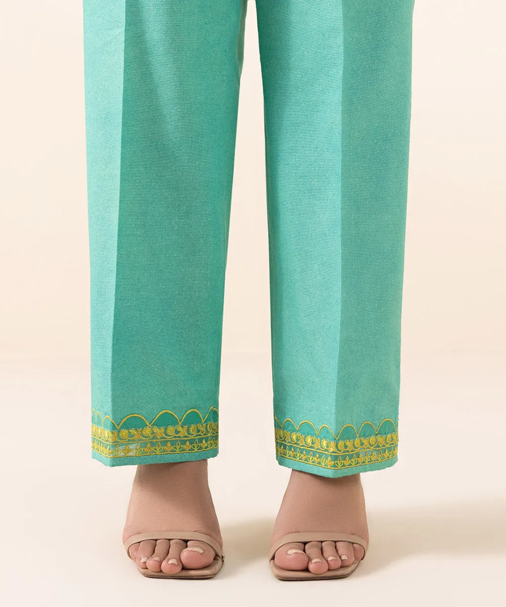 2 Piece - Embroidered Karandi Suit