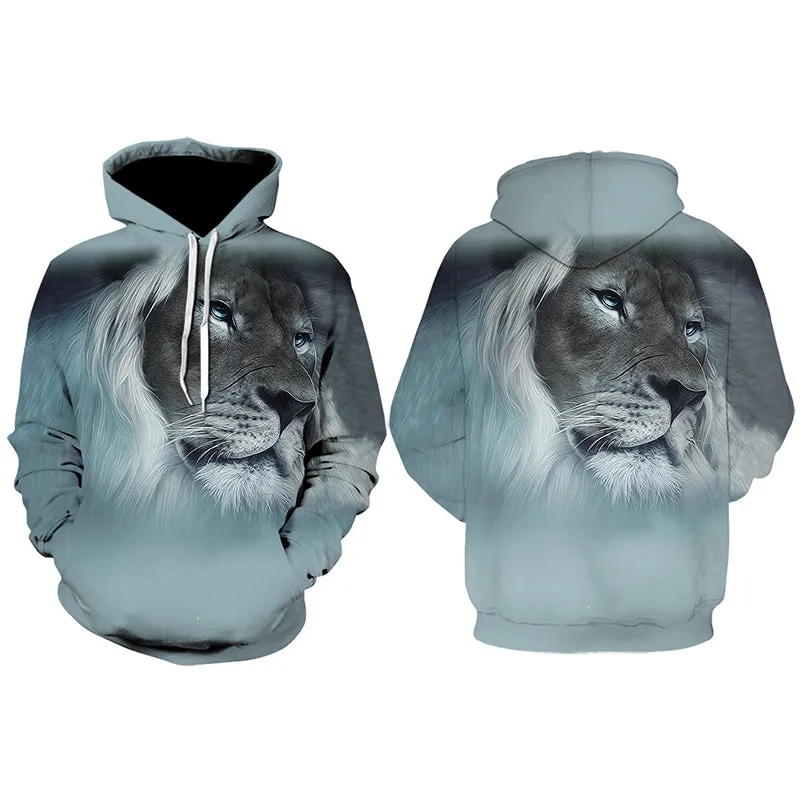 3D Lion Hoodie