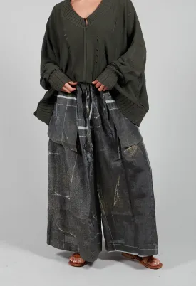 Acerca Trousers in Green Rust Banner