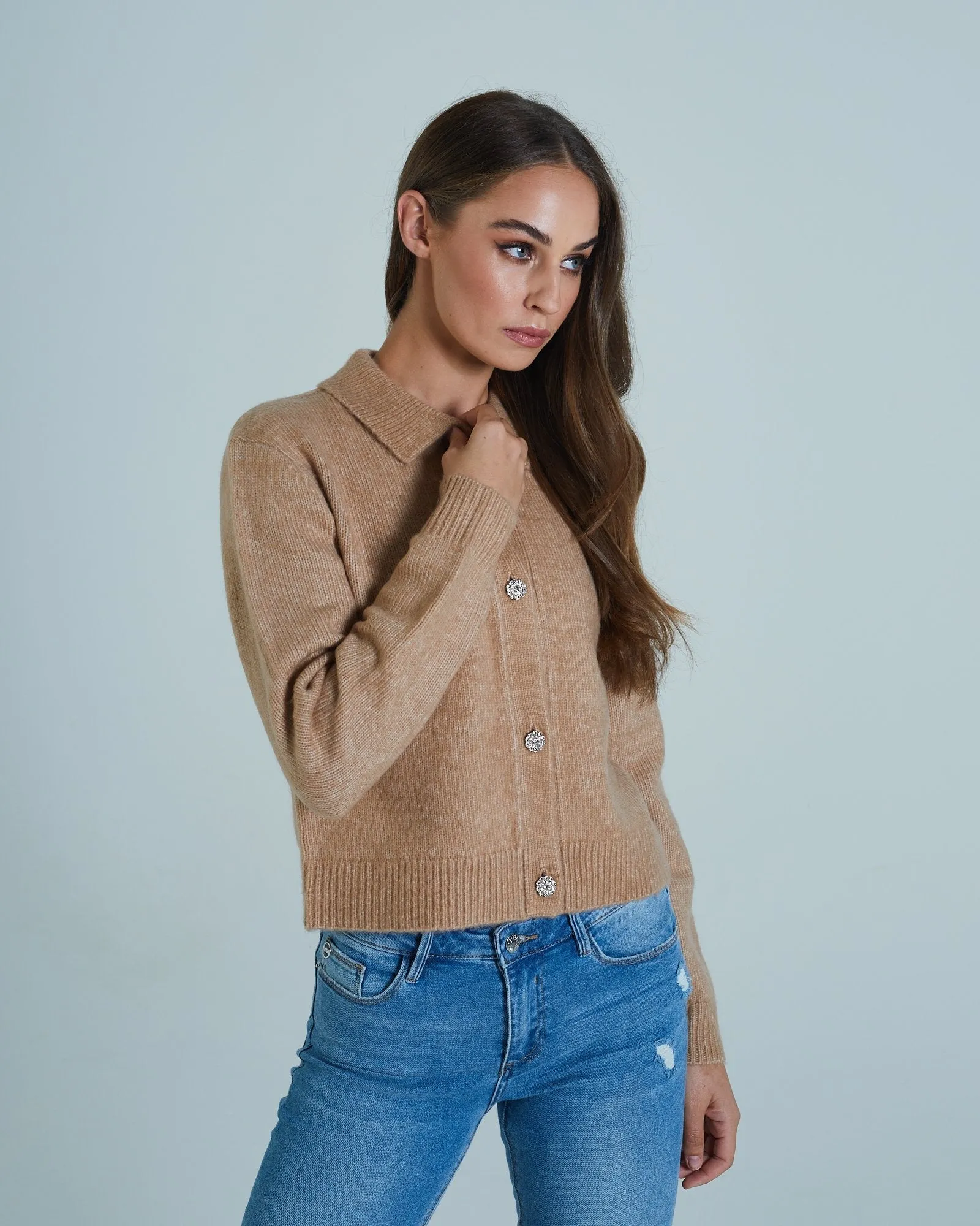 Adelaide Cardigan Caramel Crunch