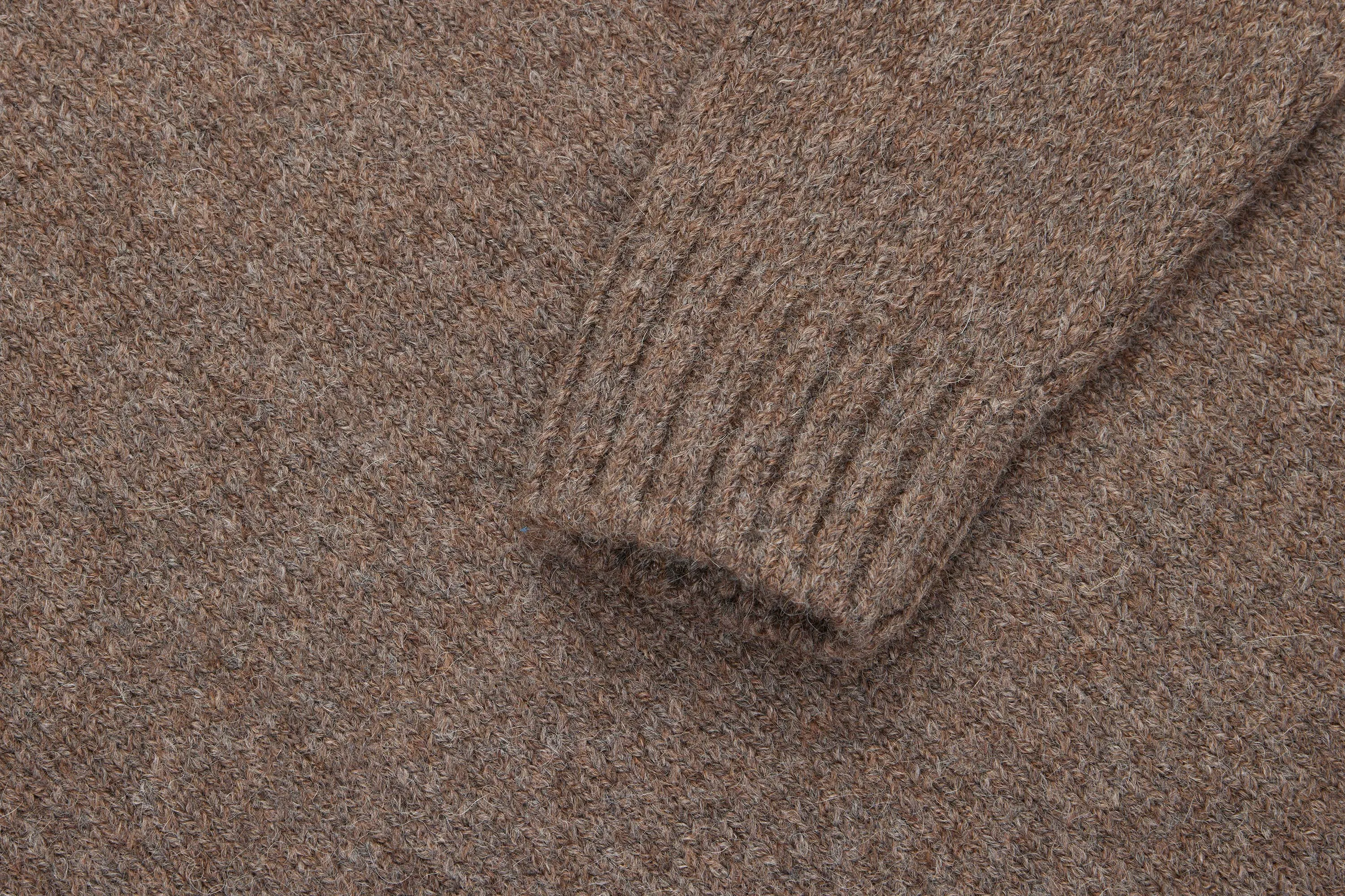 Alpaca Crewneck Sweater ~ Oak