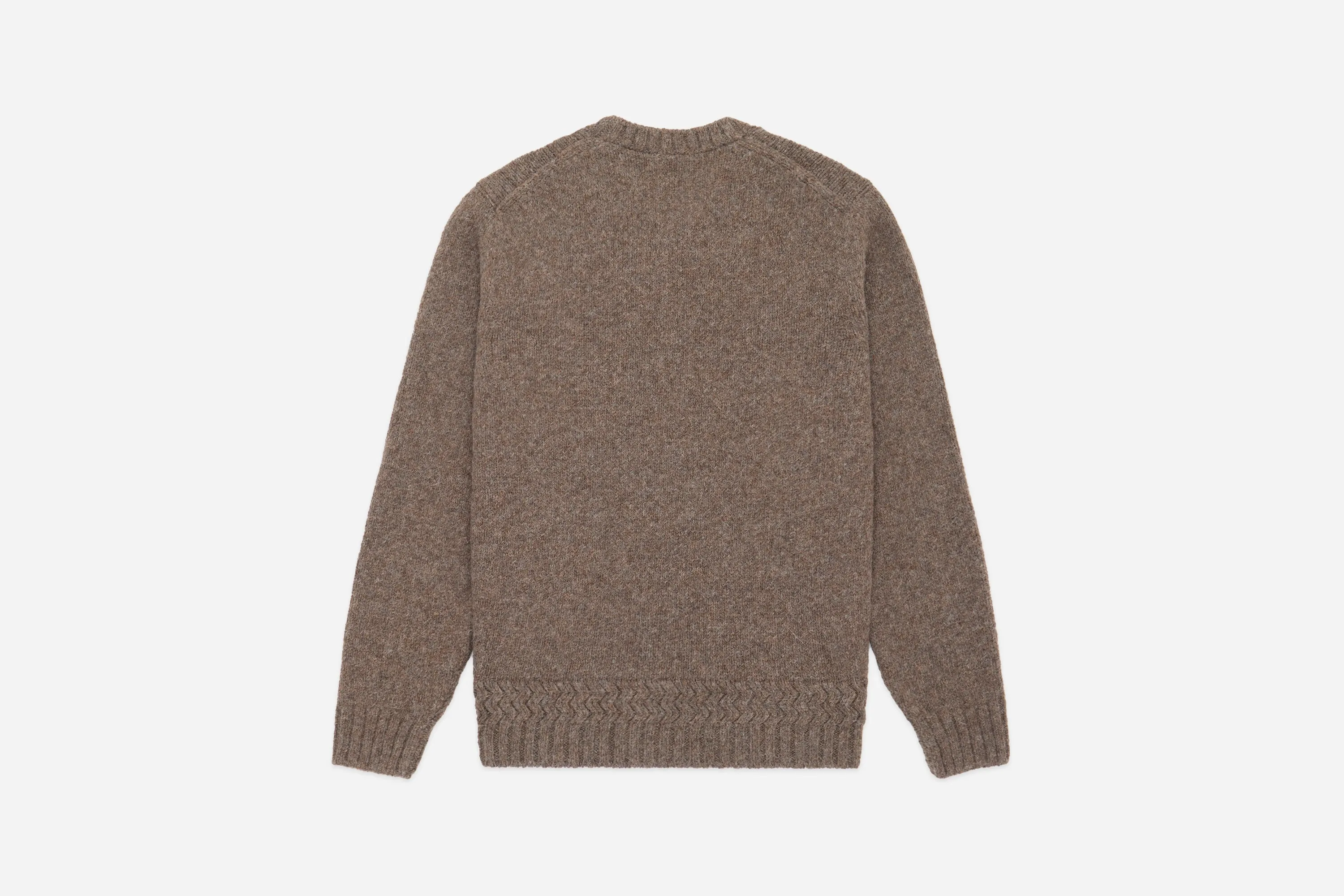 Alpaca Crewneck Sweater ~ Oak