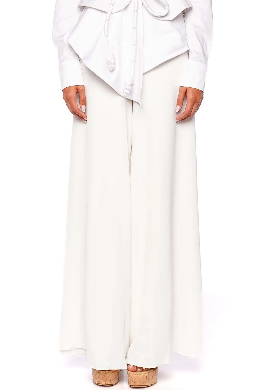 Andres Crepe Ultra Wide Leg Pant