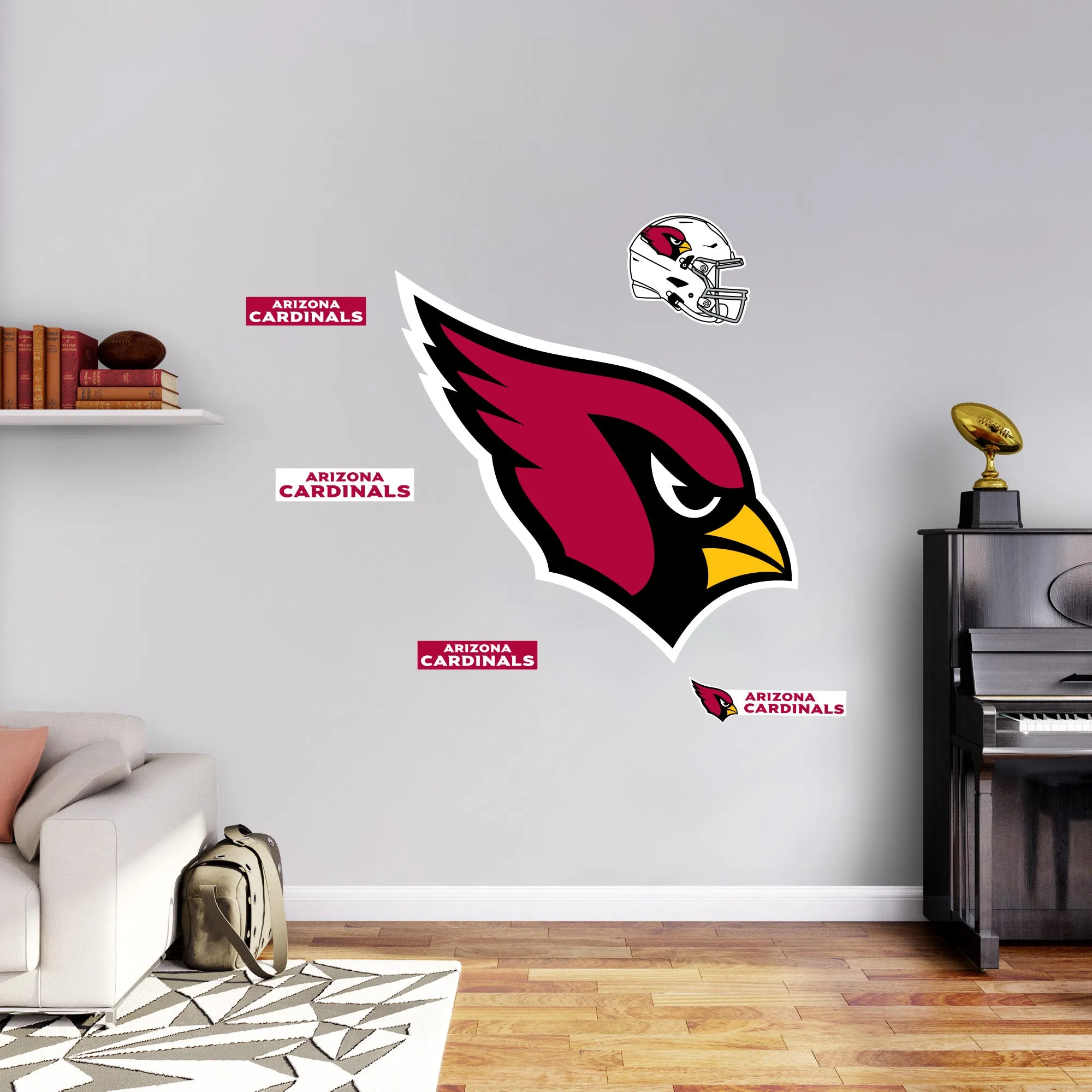 Arizona Cardinals:   Logo        - Officially Licensed NFL Removable     Adhesive Decal