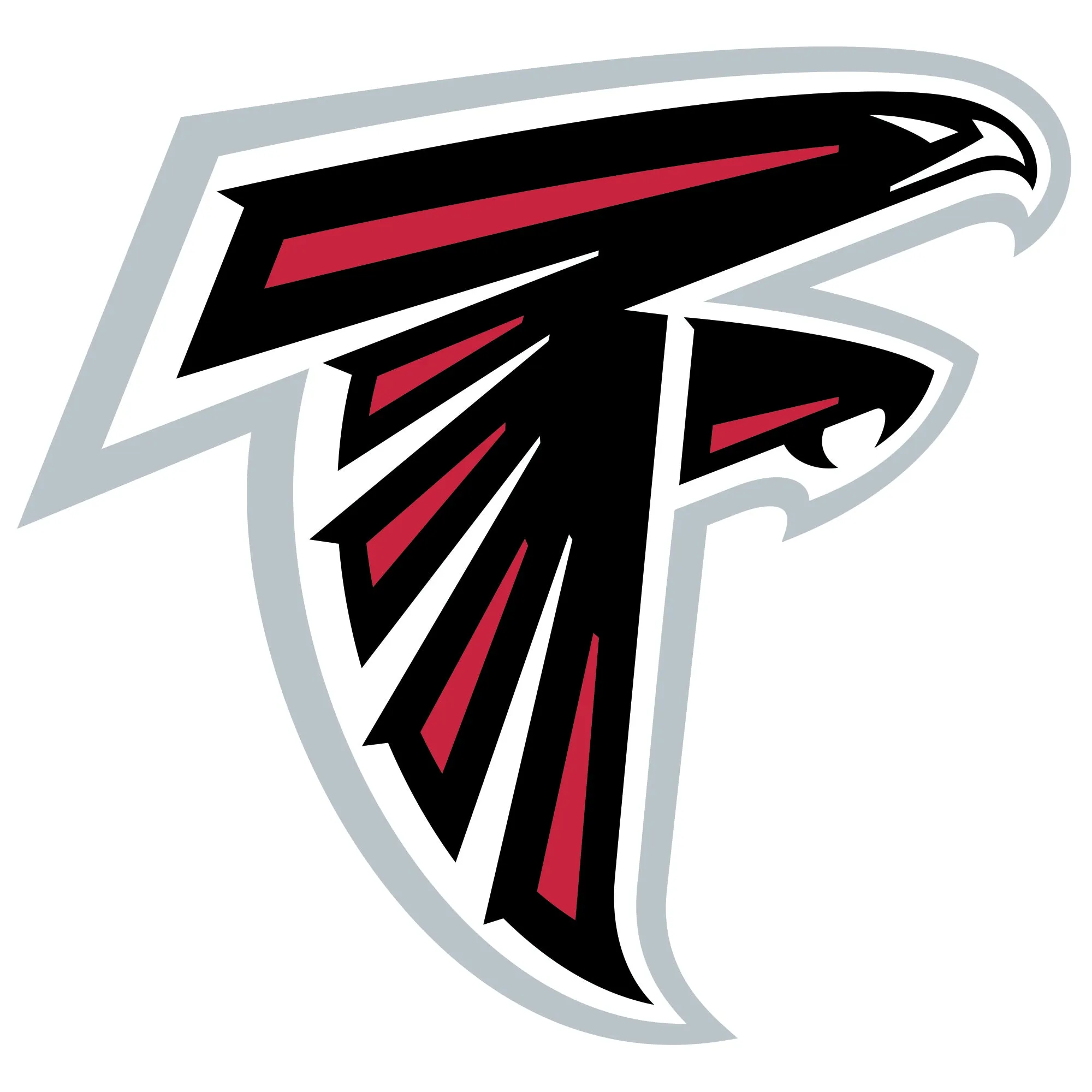 ATLANTA FALCONS:  Alumigraphic Logo        - Officially Licensed NFL    Outdoor Graphic