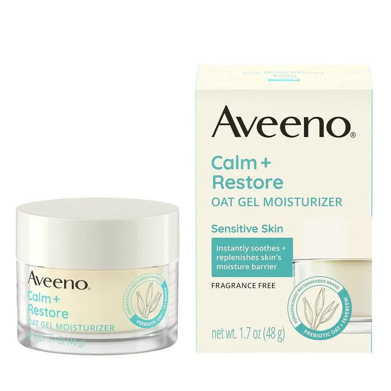 Aveeno Calm Restore Oat Gel Moisturizer for Sensitive Skin  - 1.7 oz