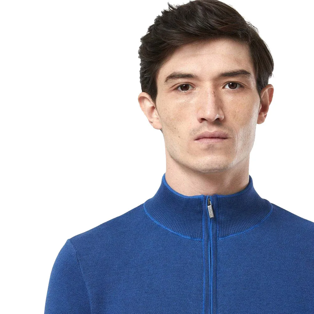 Benetti Half Zip - Verona Indigo