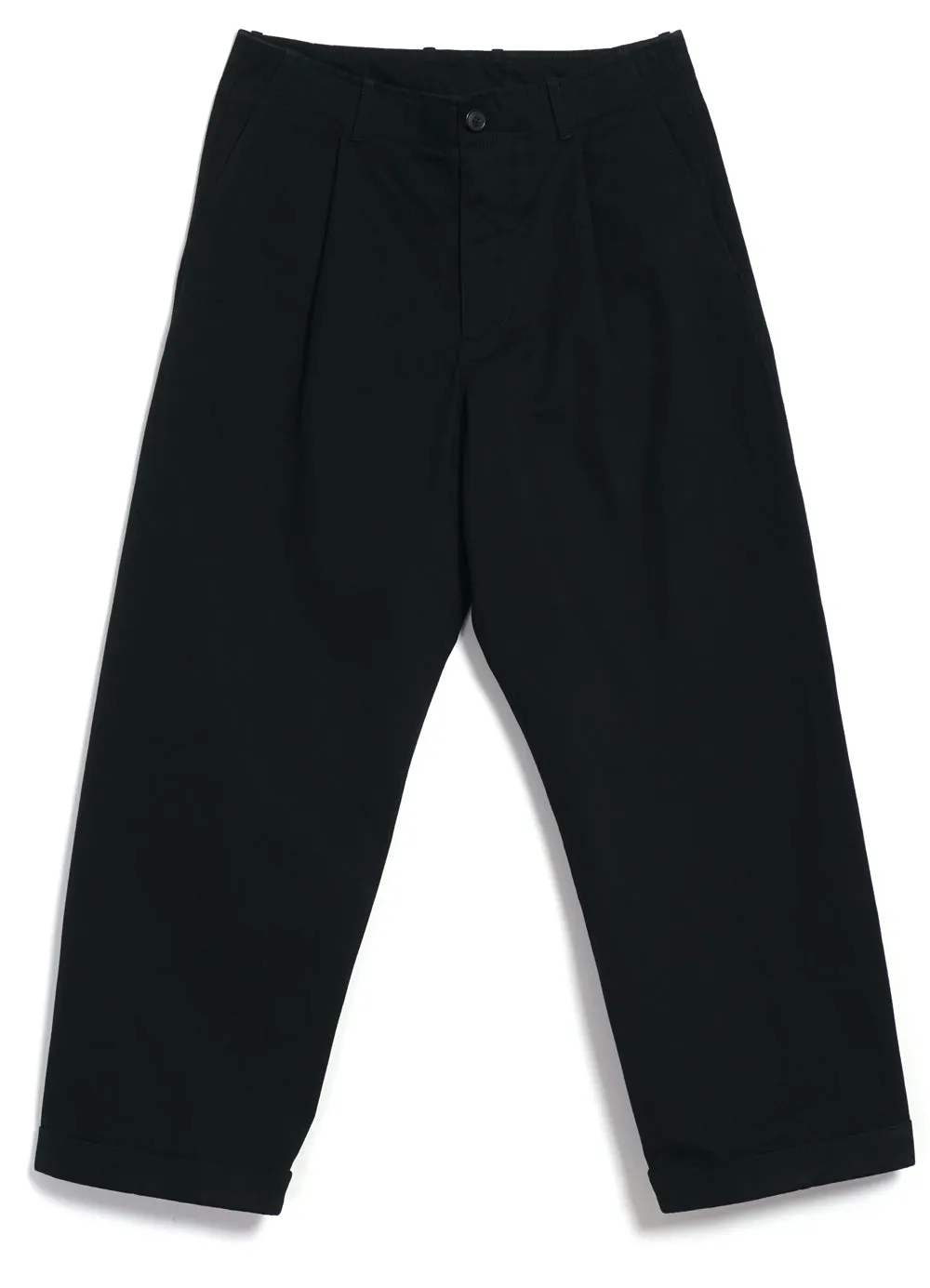 BOBBY | Wide Pleated Everyday Trousers | Black