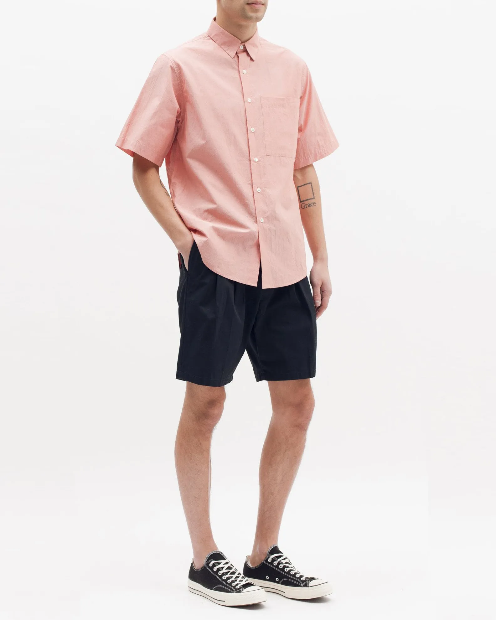 Boxy SS Shirt - Coral