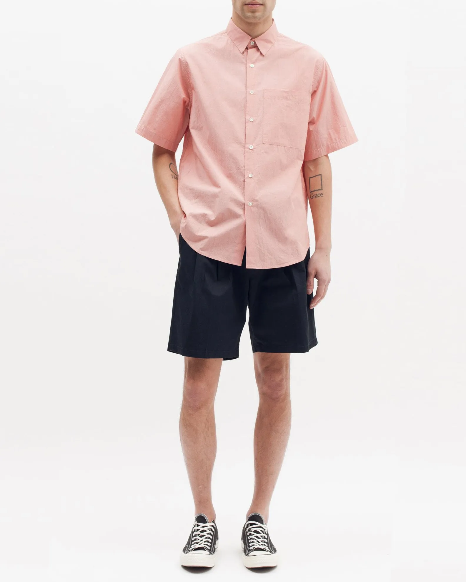 Boxy SS Shirt - Coral