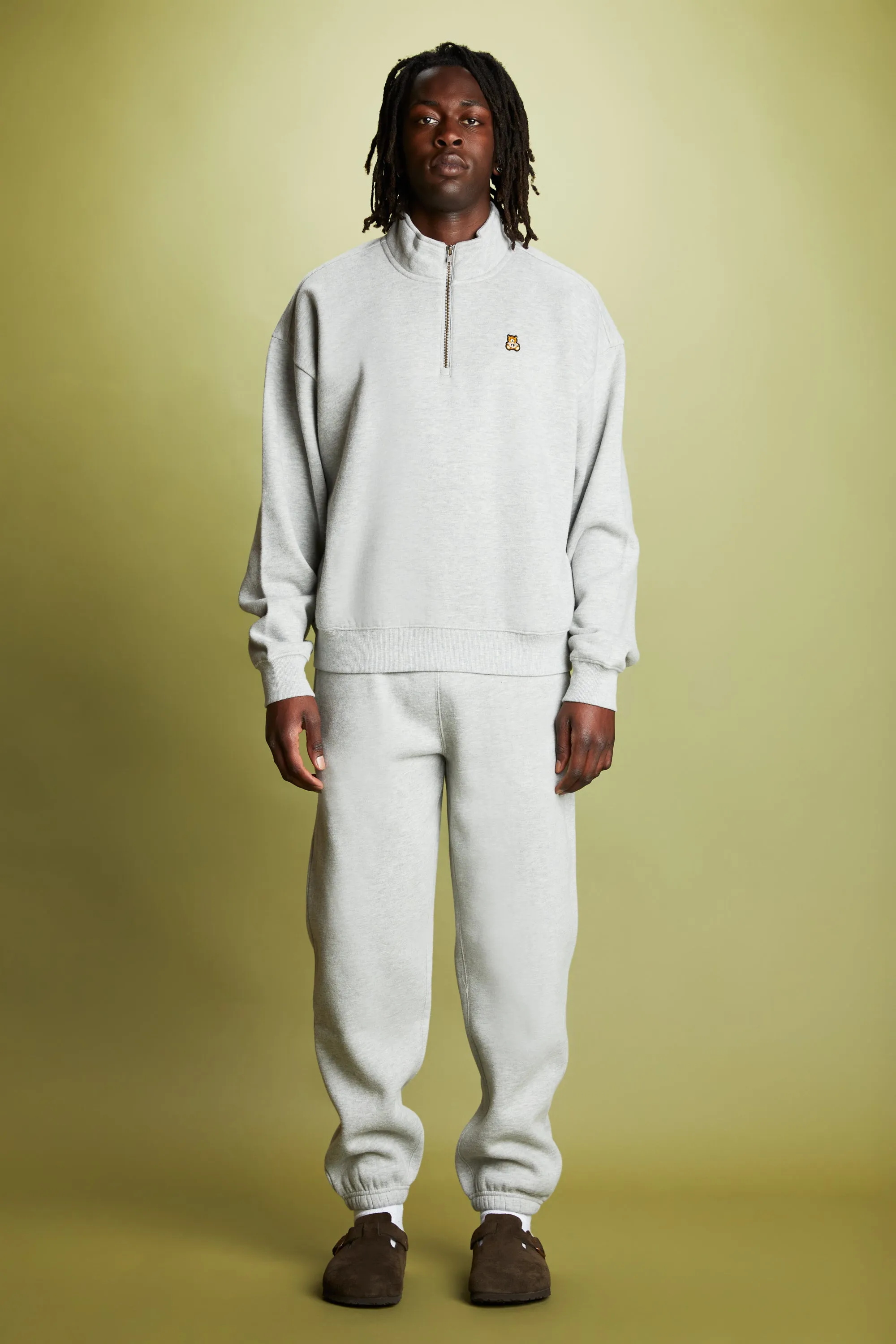 Classic Funnel Neck Zip Sweatshirt