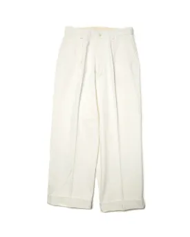 Commander Chevron Pattern Pleated Trouser