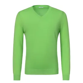 Cotton Long Sleeve in Lime Green