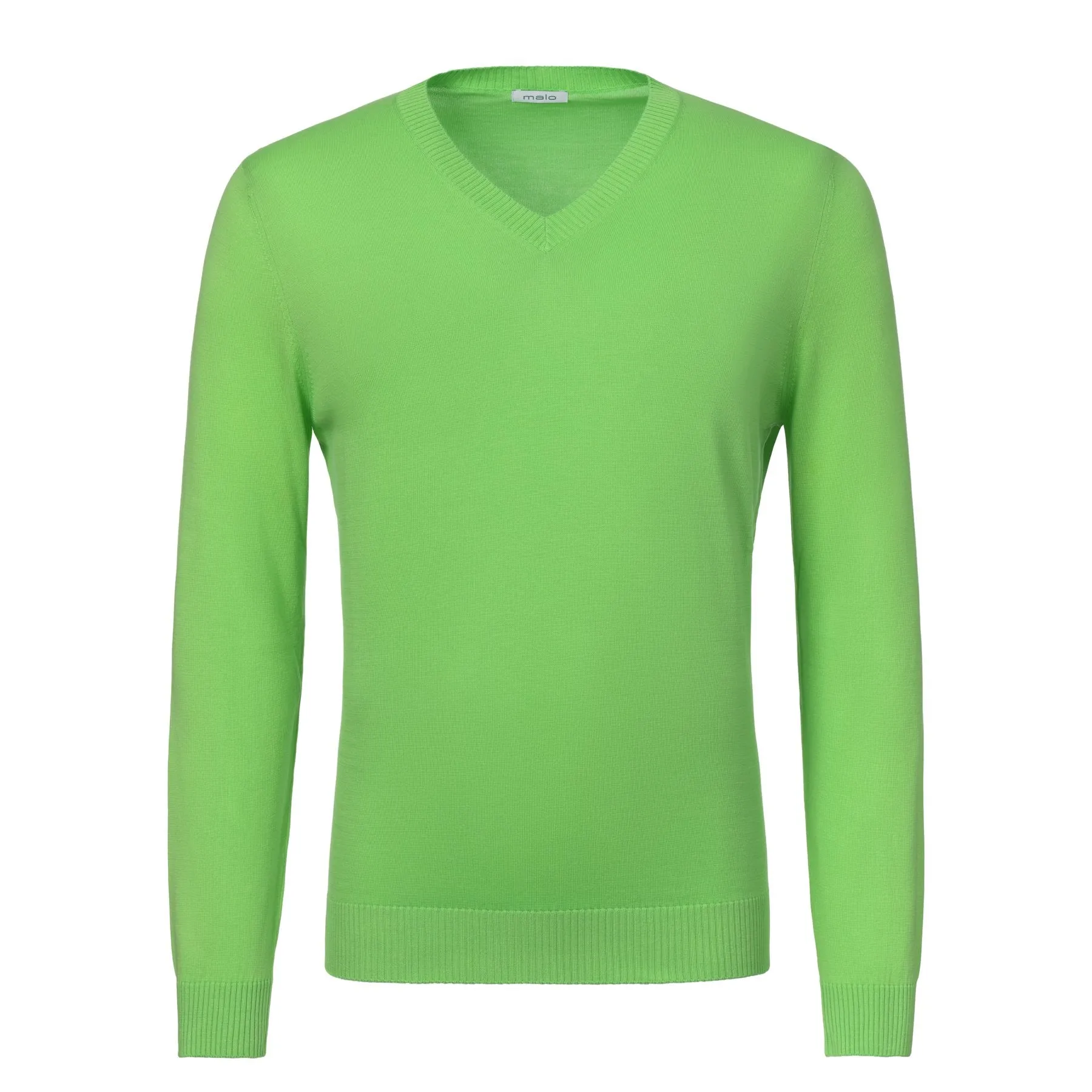 Cotton Long Sleeve in Lime Green