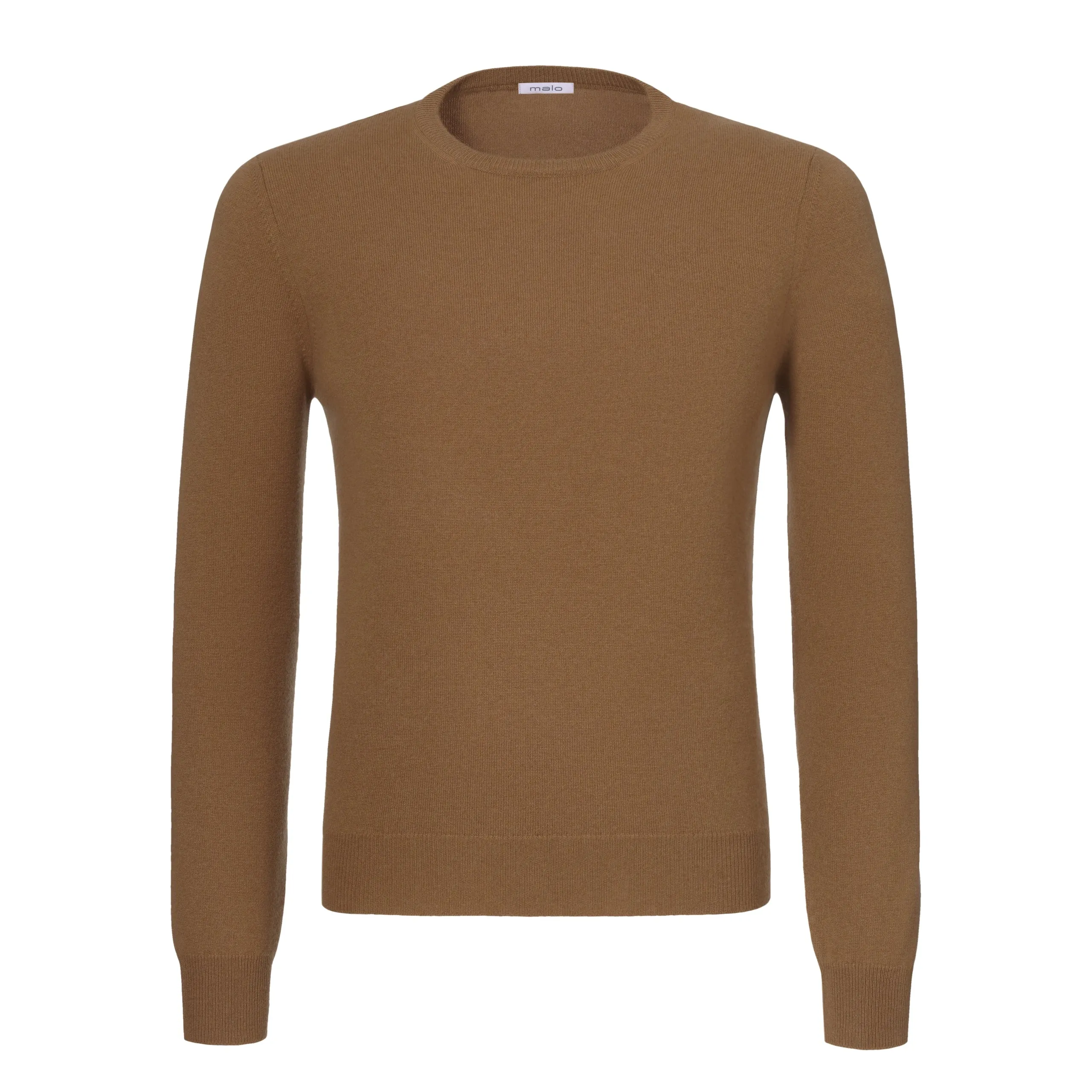 Crew-Neck Cashmere Sweater in Vicuna