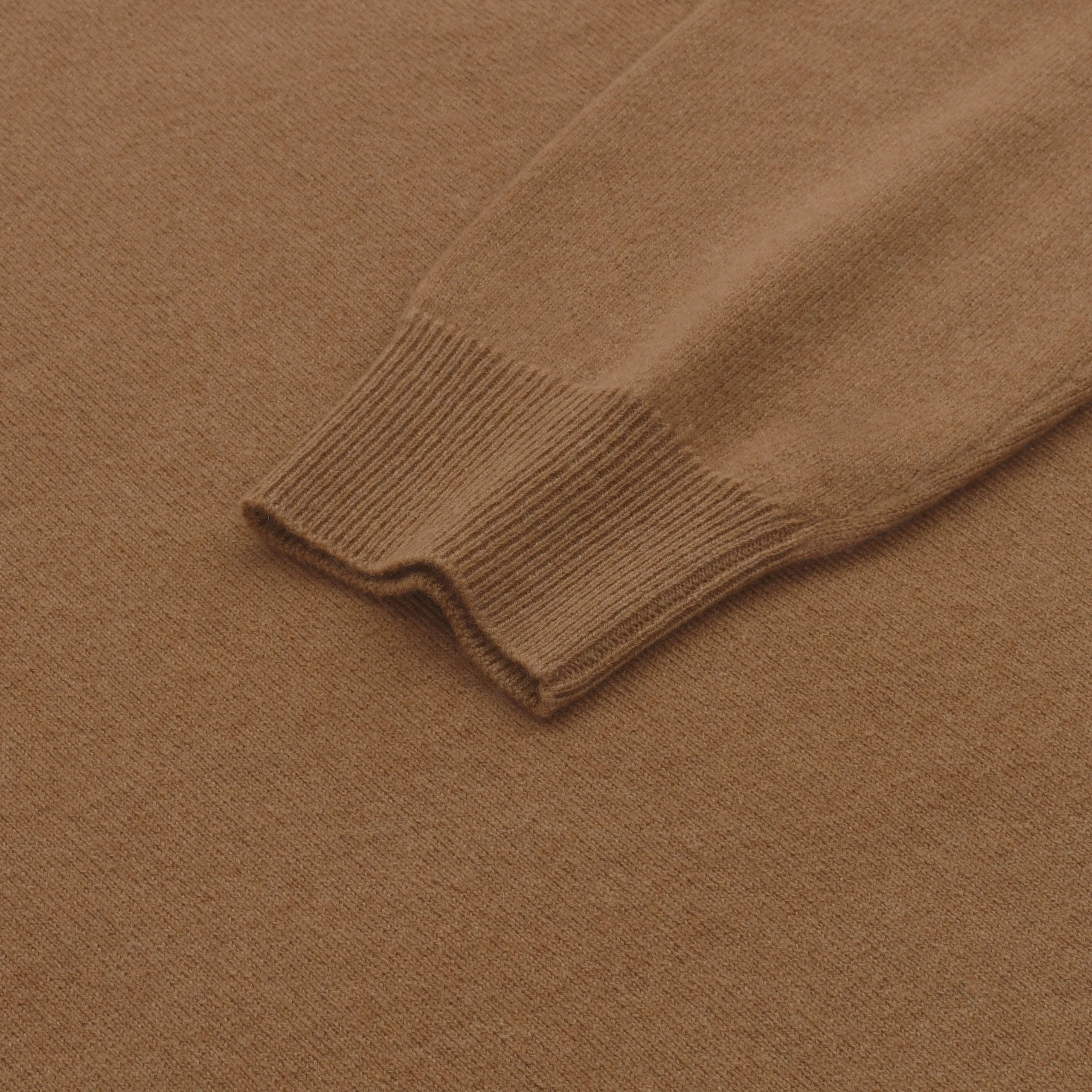 Crew-Neck Cashmere Sweater in Vicuna