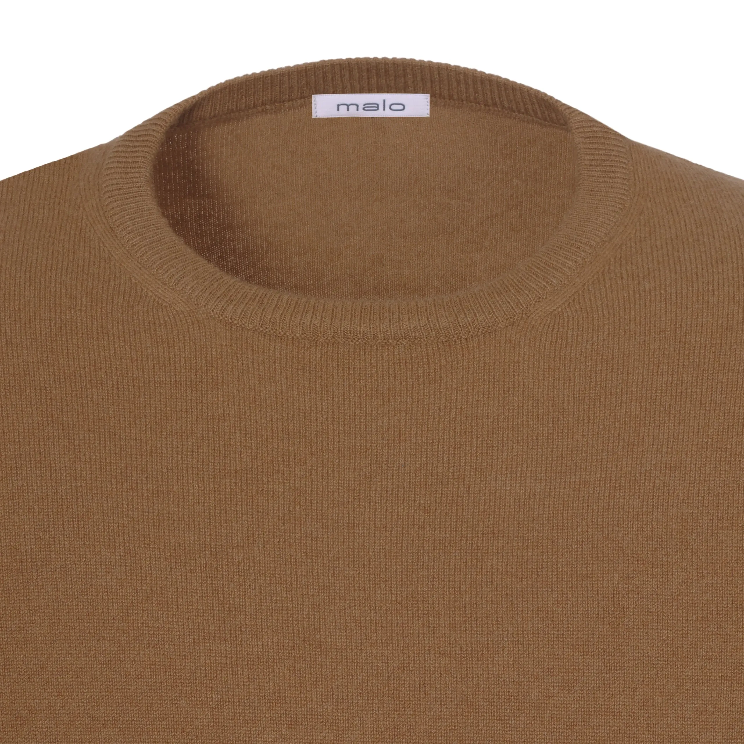 Crew-Neck Cashmere Sweater in Vicuna