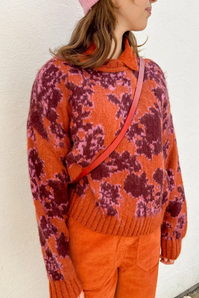 Des Petits Hauts Begonia Flower Sweater