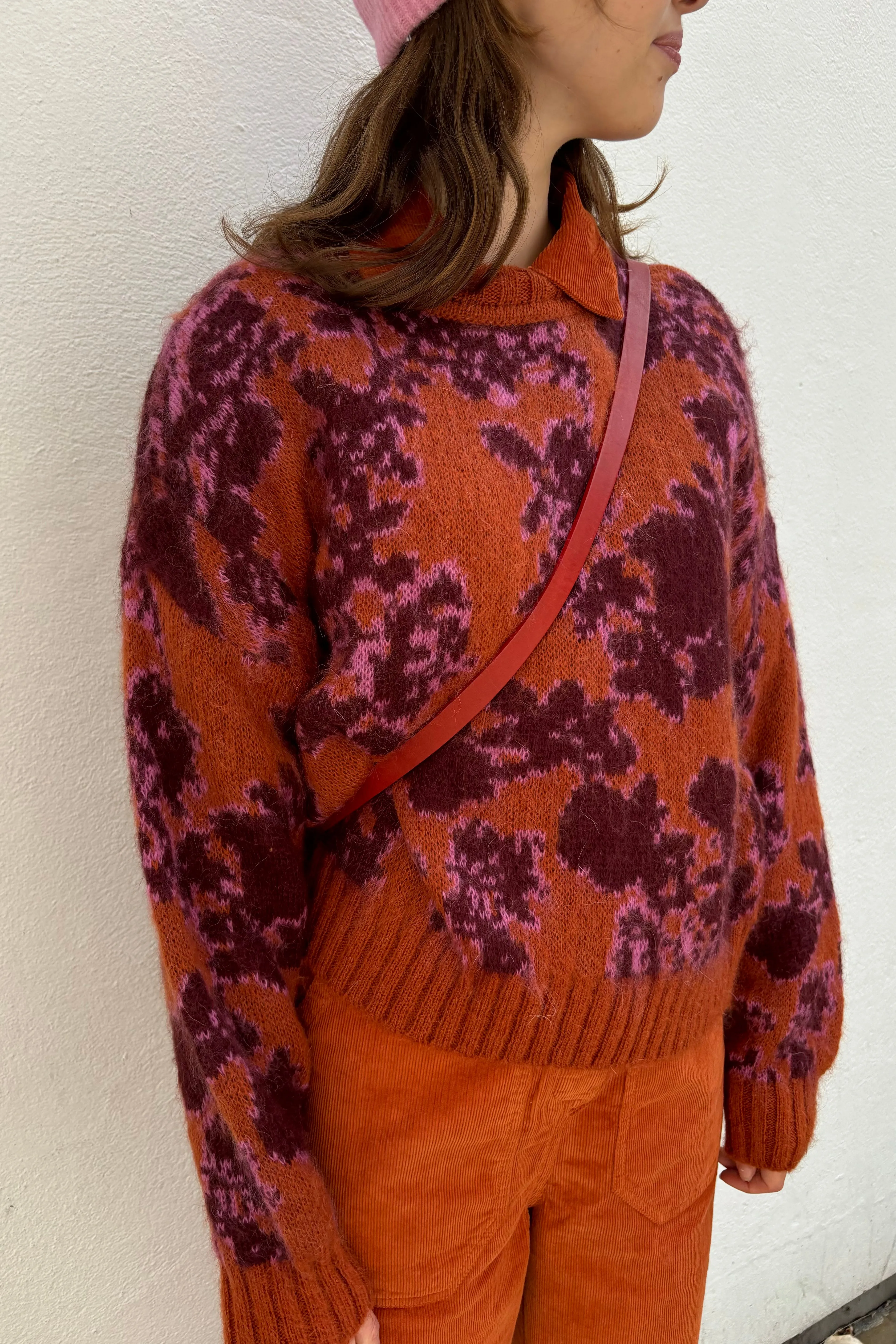 Des Petits Hauts Begonia Flower Sweater