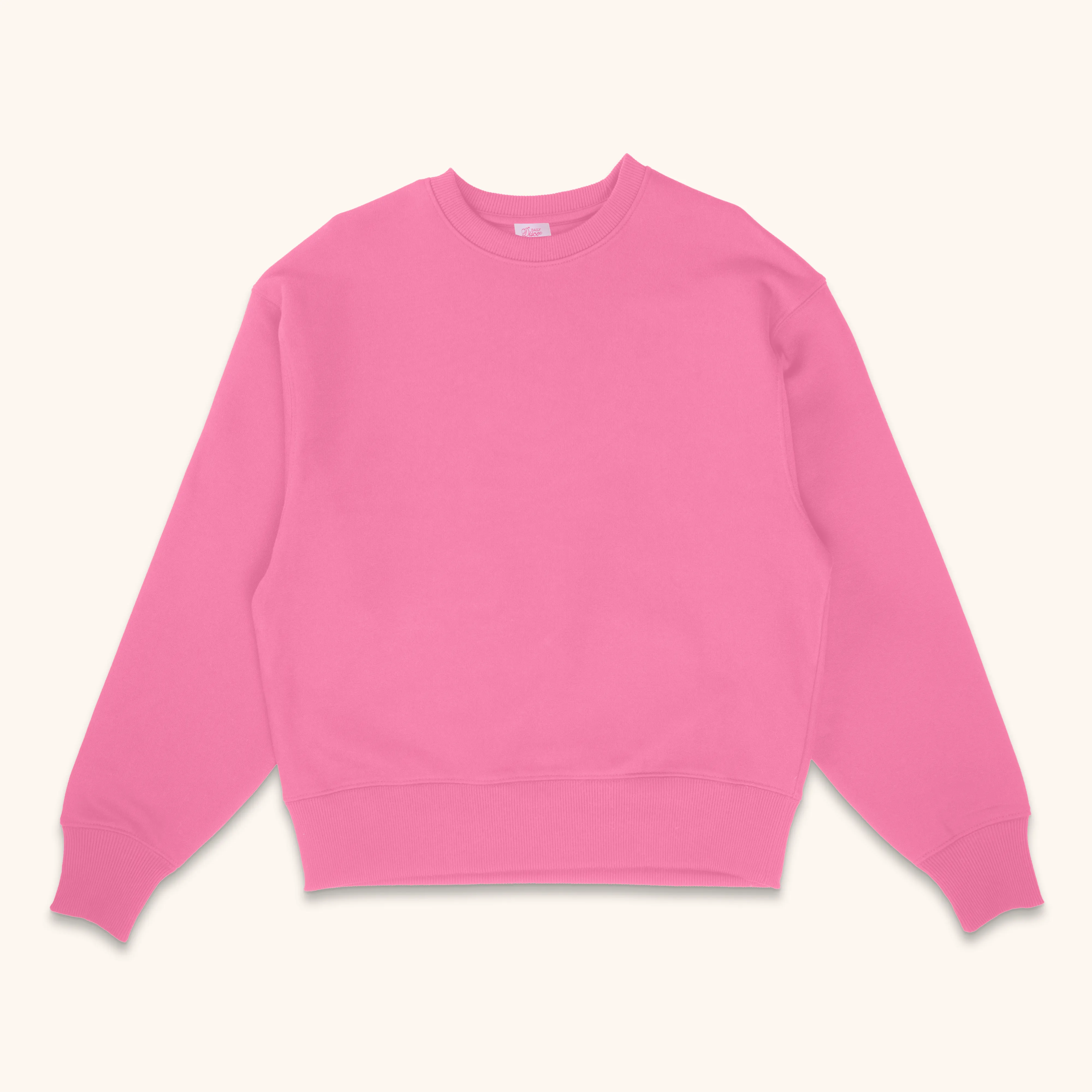 Embroidered Collar Custom Sweatshirt