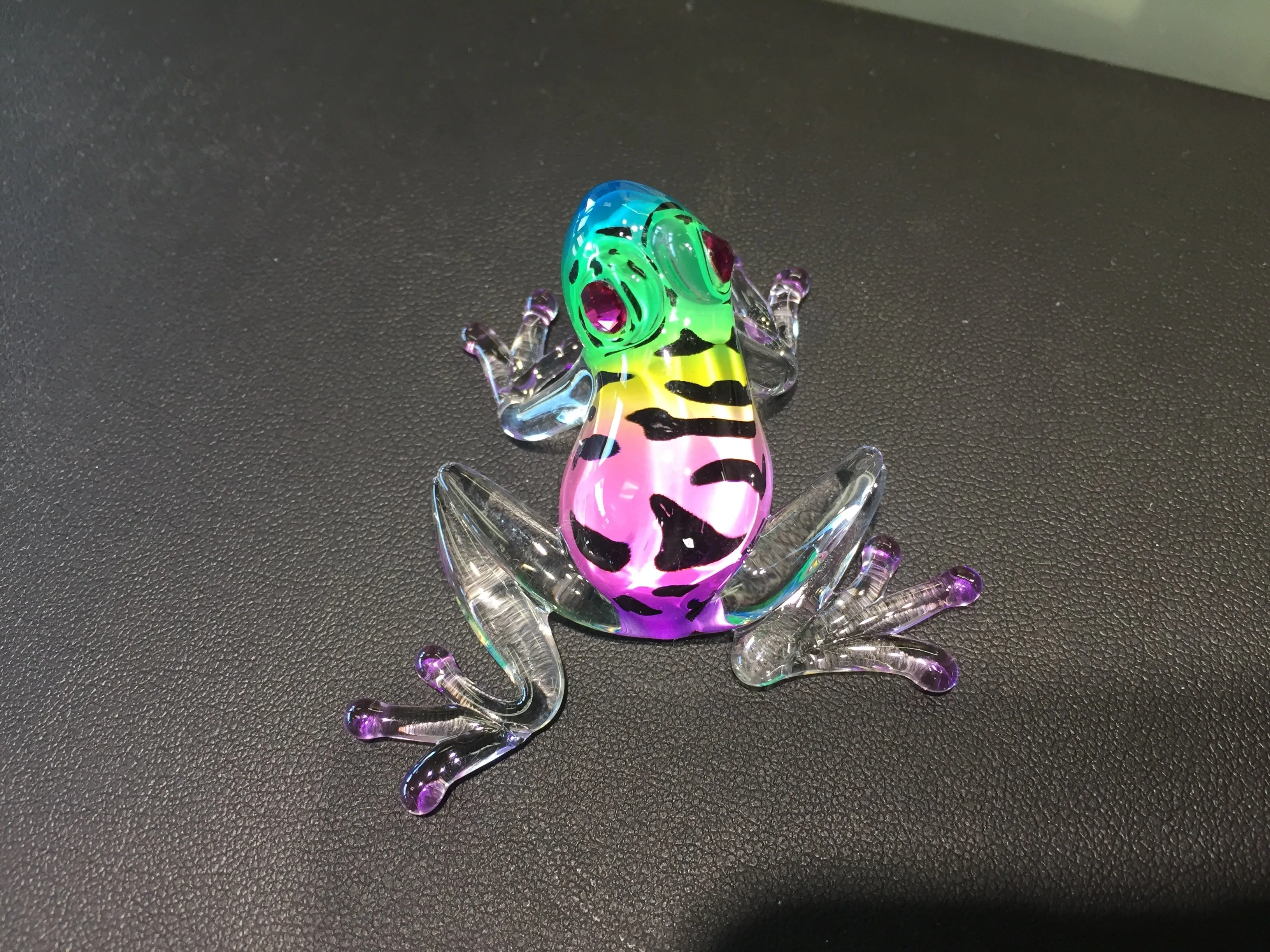 Frog Glass Figurine