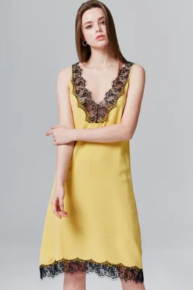 Grace Lace-Trim Slip Dress