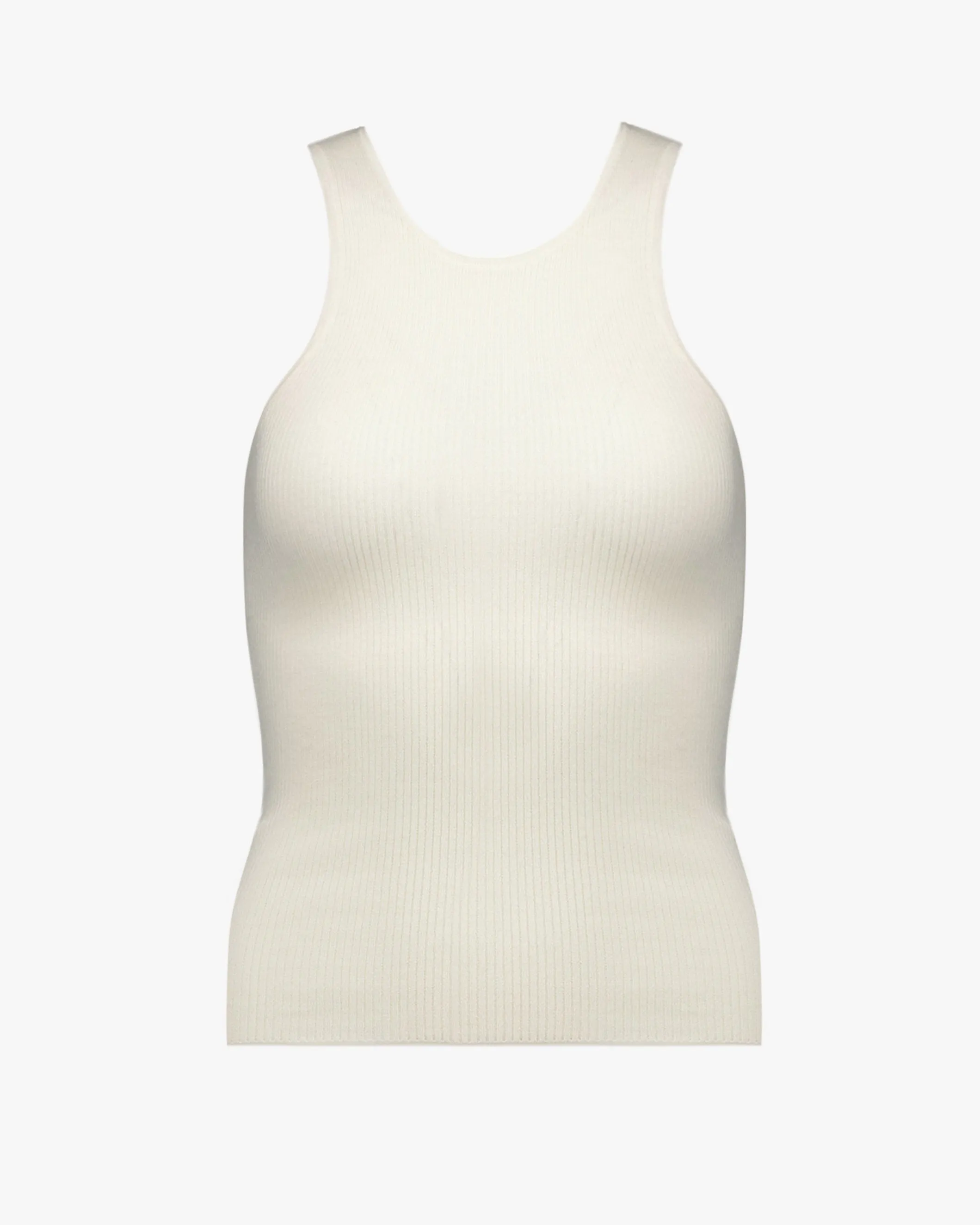 Harper Fine Ribbed Cashmere Tank