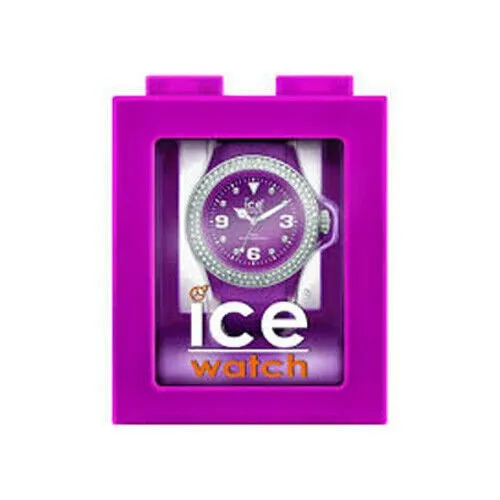 Ice-Watch Stone Tycoon Swarovski Crystals Purple Polyamide & Steel Unisex Strap Watch ST.PS.U.L.10