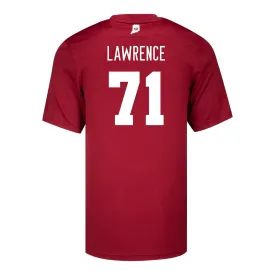 Indiana Hoosiers Adidas #71 Evan Lawrence Crimson Student Athlete Football Jersey