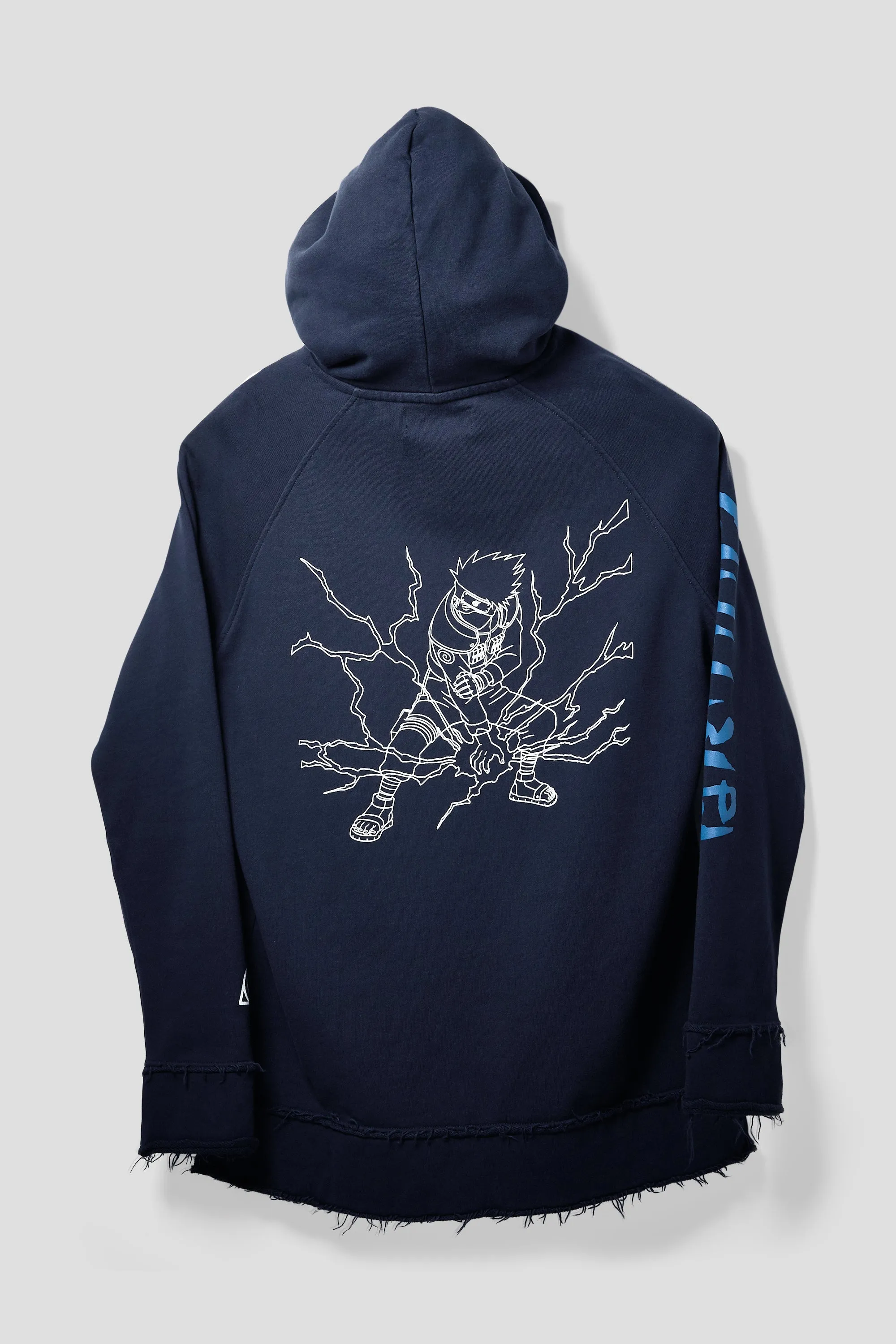 LIQUID X NARUTO 20Y FRAYED PULLOVER KAKASHI HOODIE