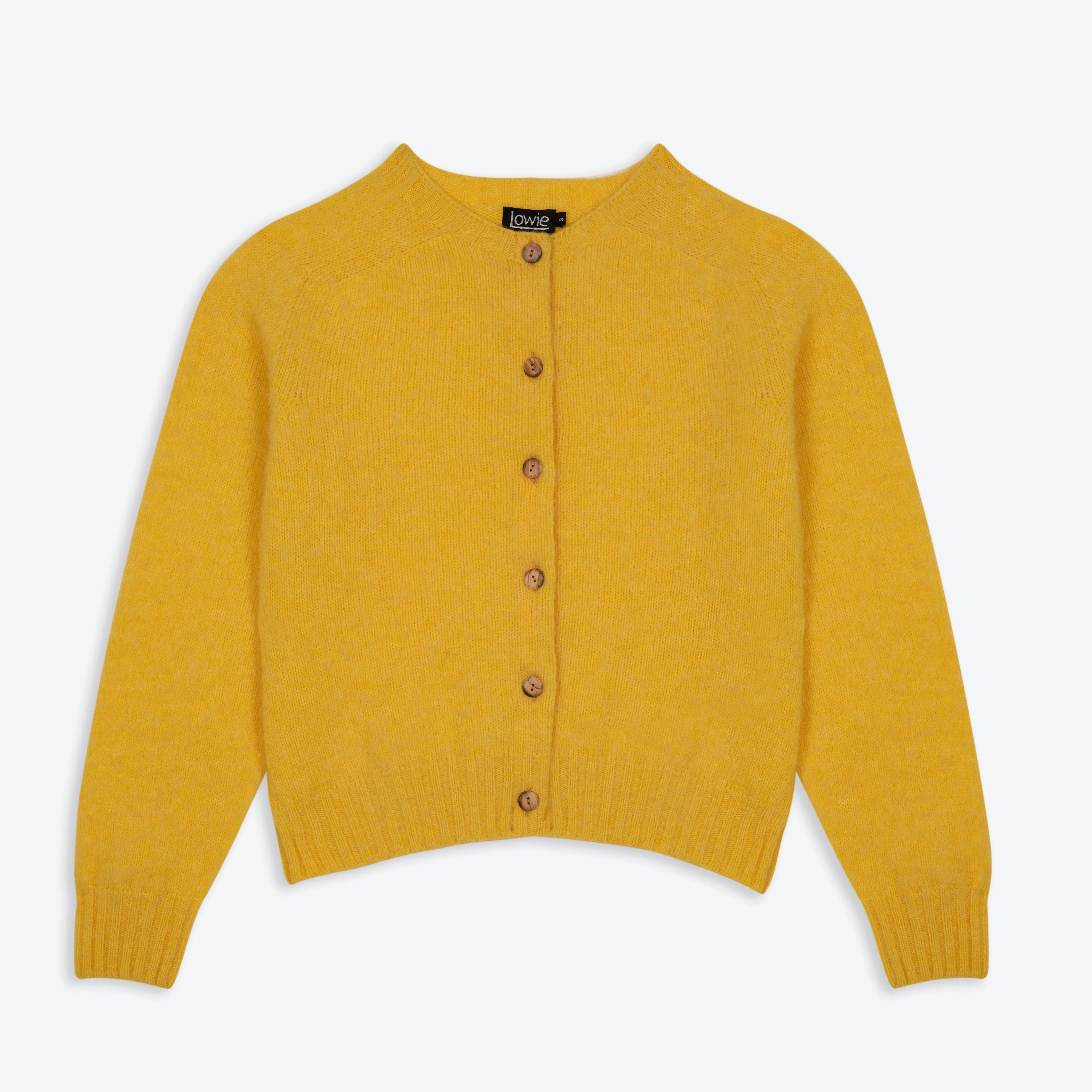 Lowie Sunflower Brushed Boxy Cardigan