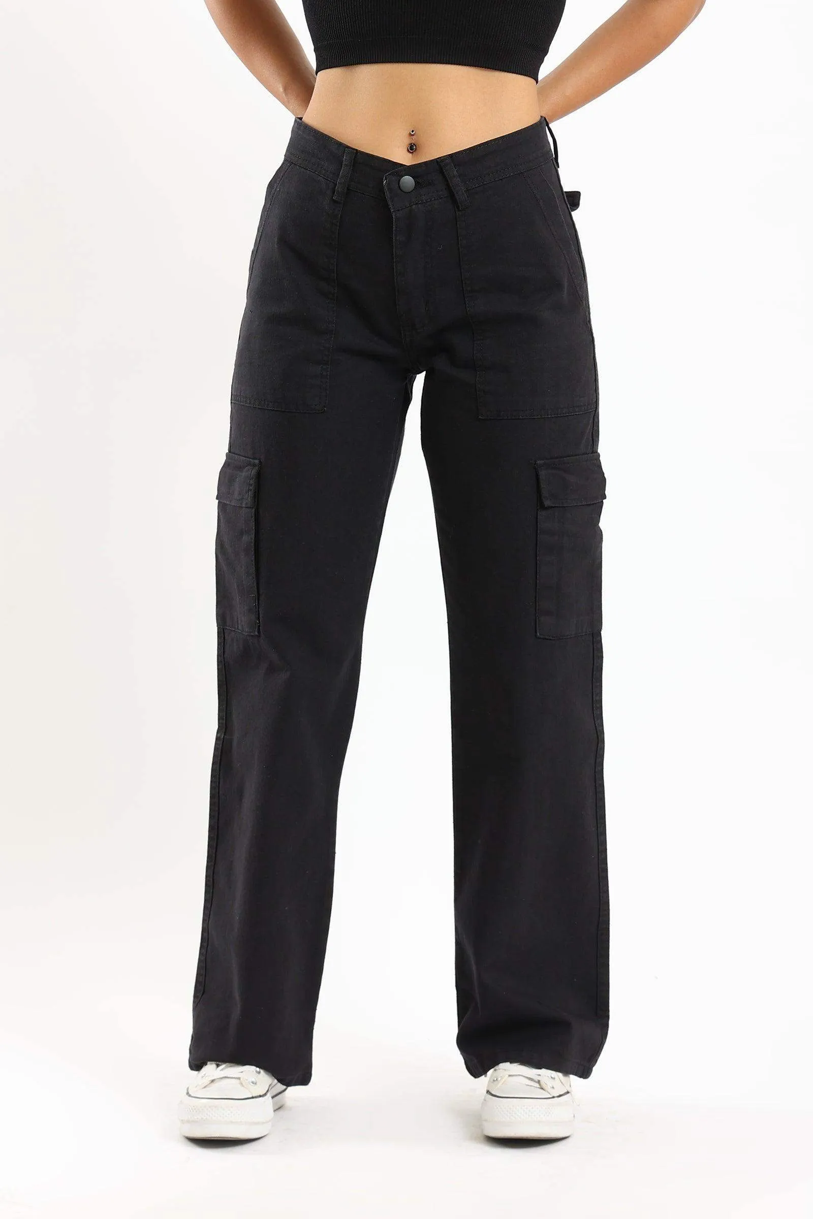 Multi Pocket Parachute Pants