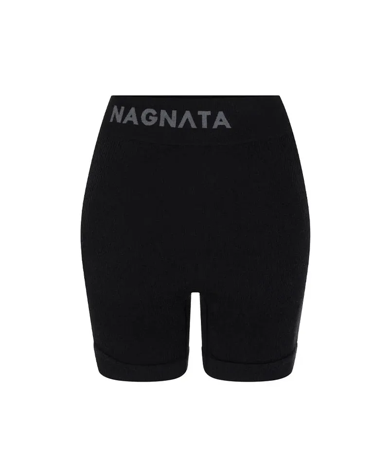 Nagnata Ballet Wool Mini Short - Black