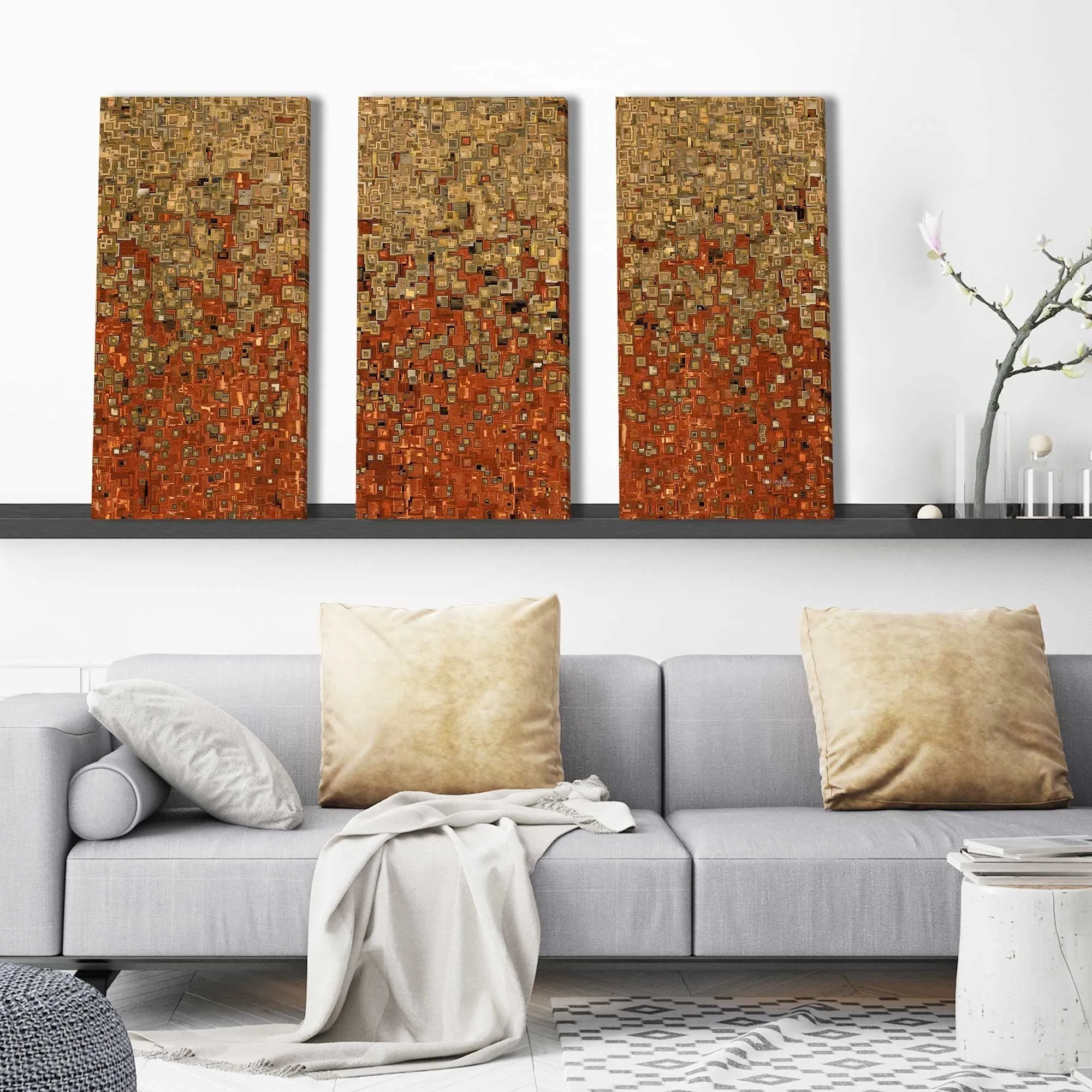 "1 Corinthians 10 13" by Mark Lawrence 3 Piece Set on Canvas