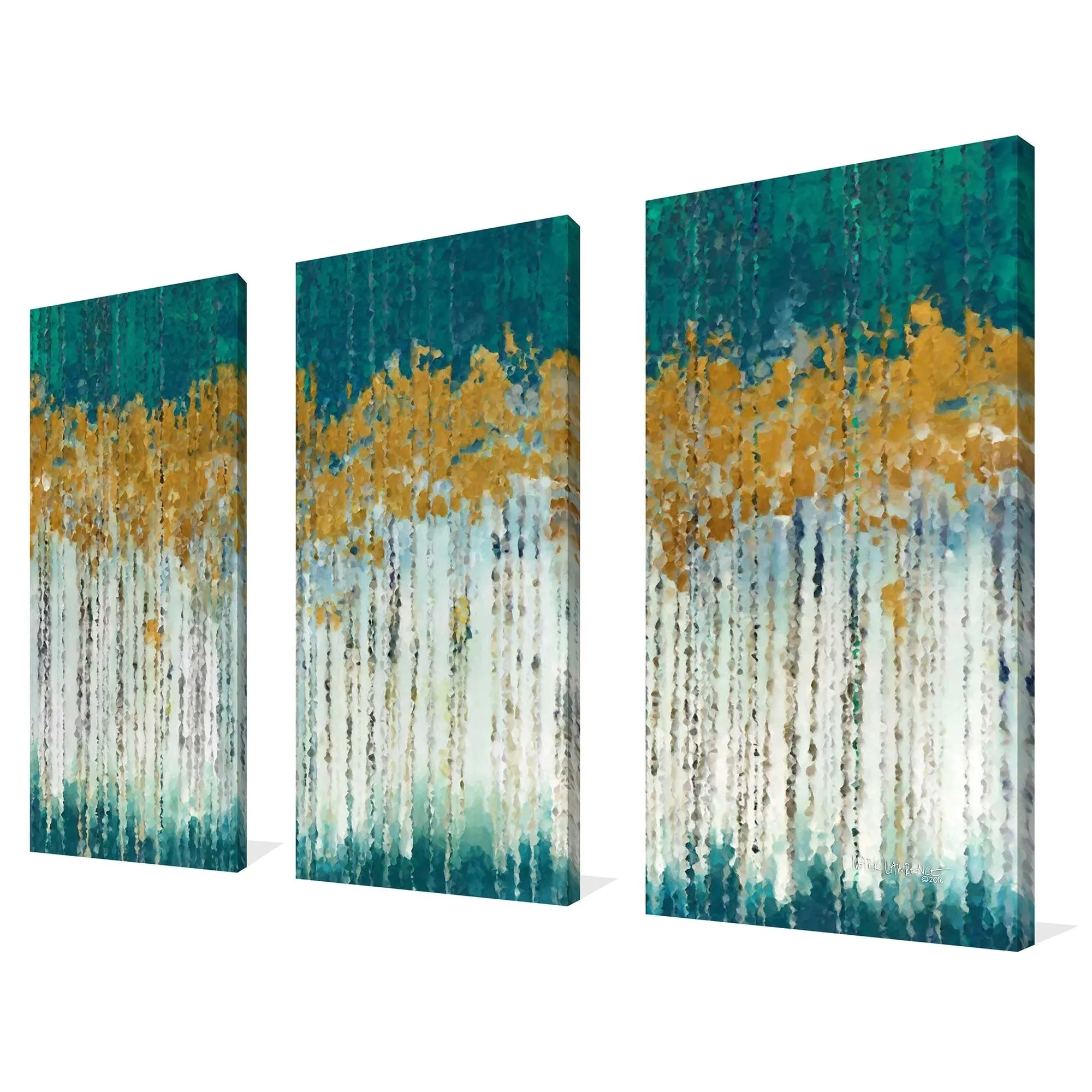 "2 Corinthians 2 14" by Mark Lawrence 3 Piece Set on Canvas