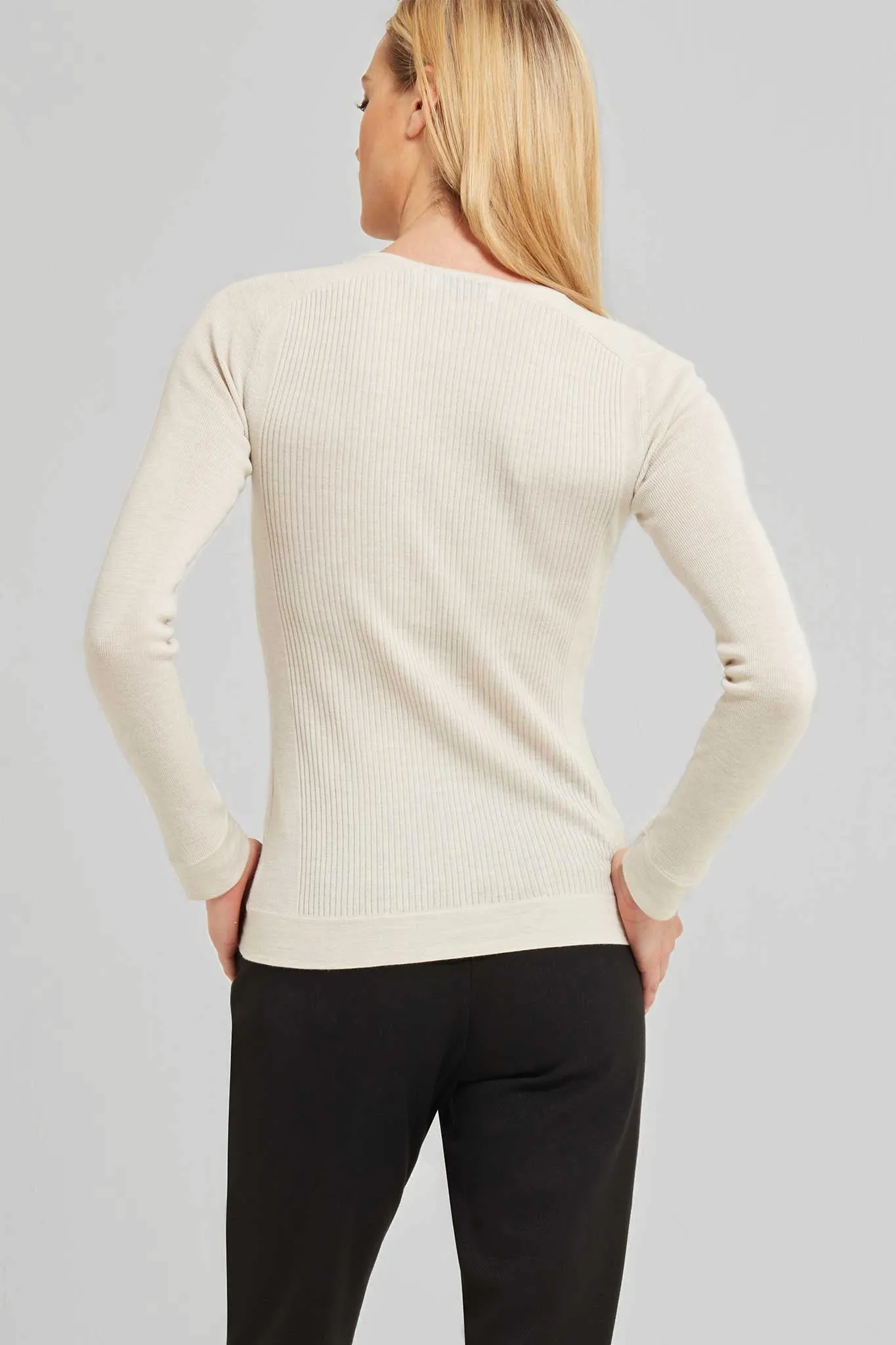 Ribbed Merino Wool Sweater