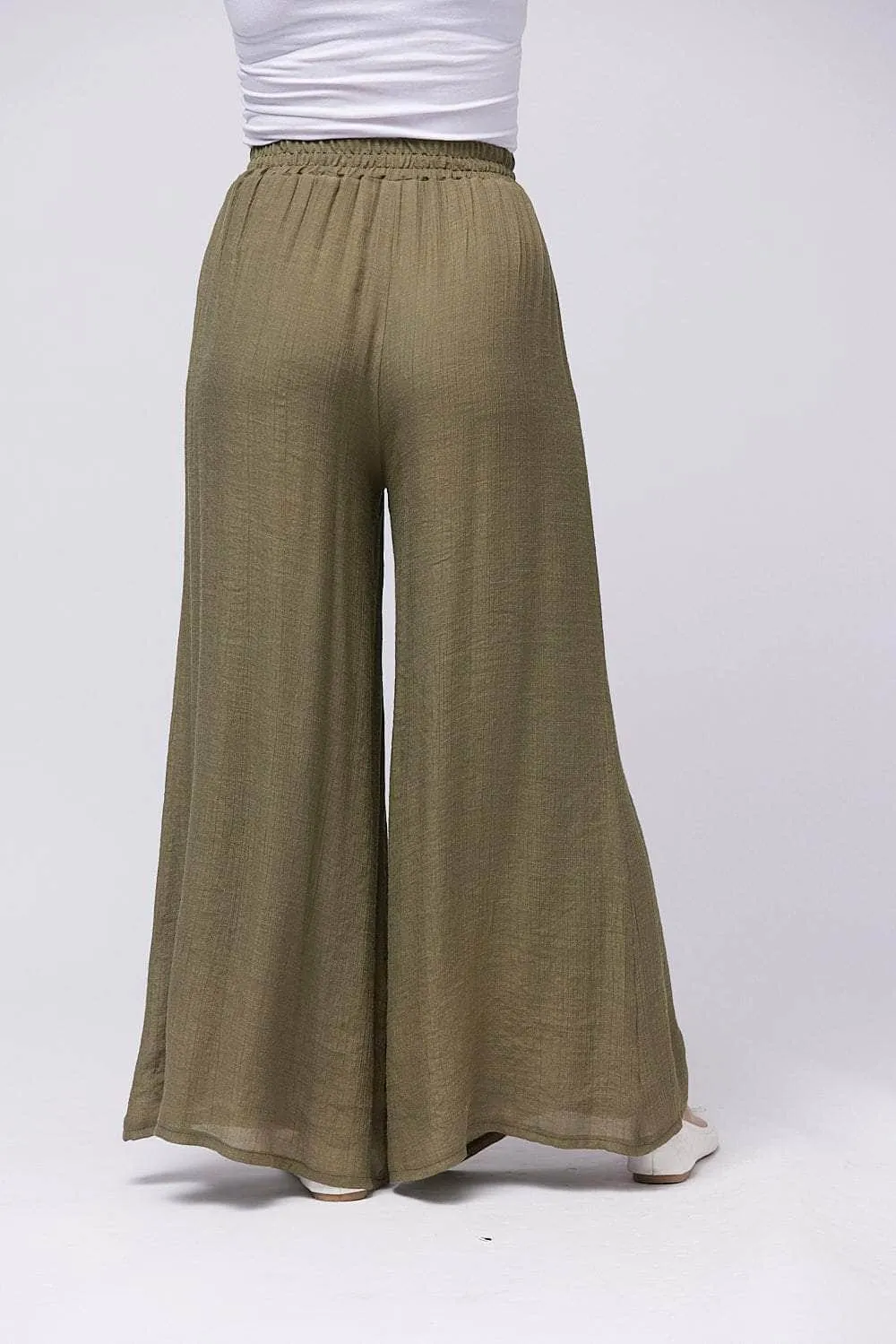 Saloos Double Layer Wide Leg Floaty Trousers