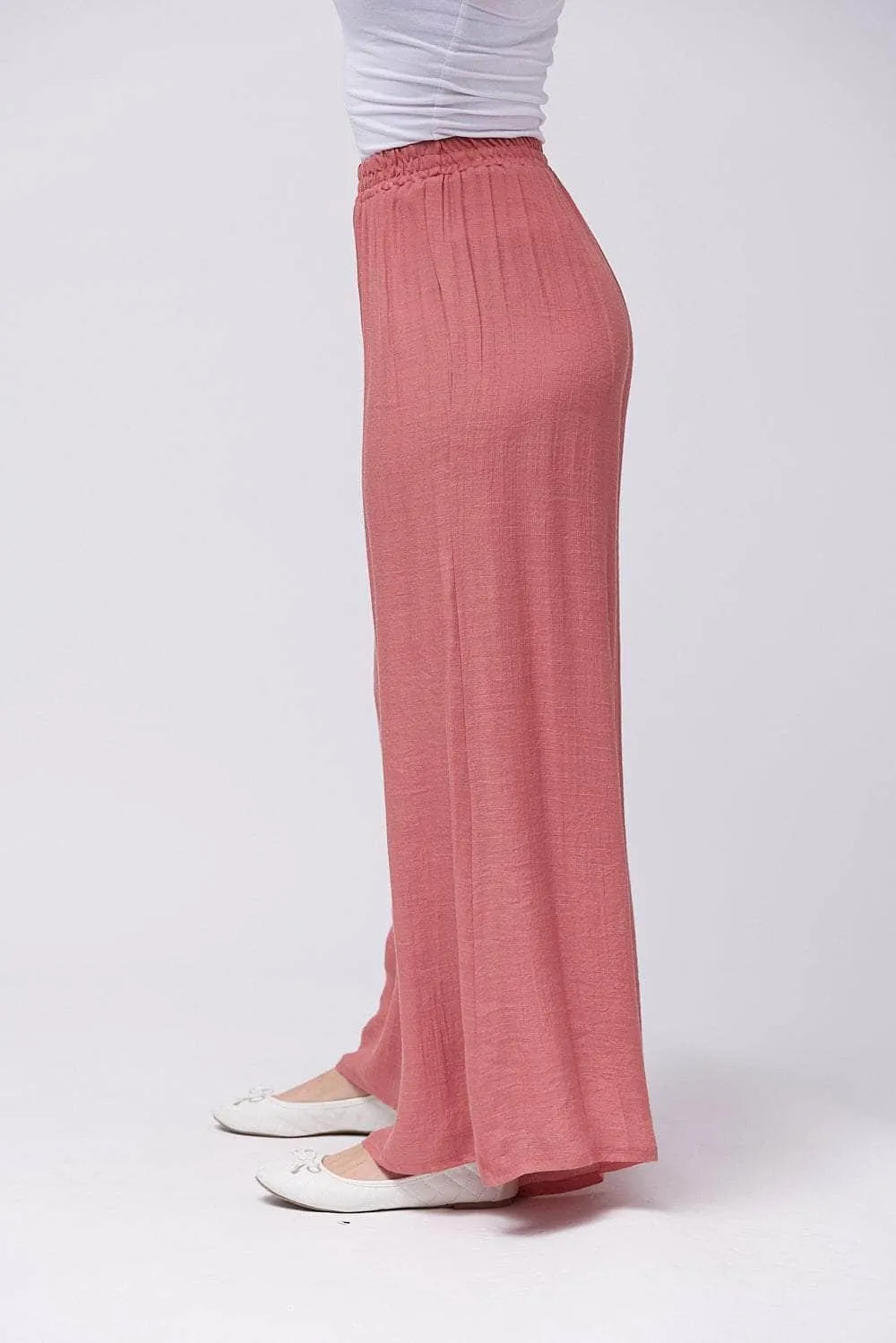 Saloos Double Layer Wide Leg Floaty Trousers