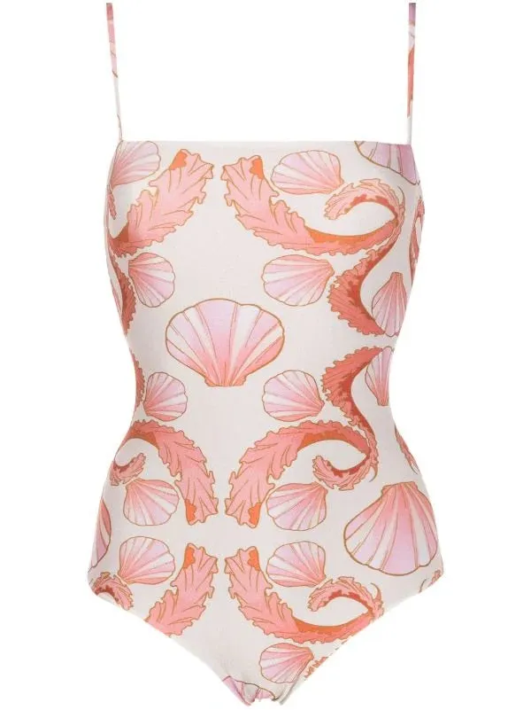 Seashell Swimsuit With Straps