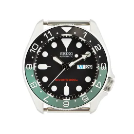 SKX007/SRPD Ceramic Bezel Insert: Dual Time style Green/Black