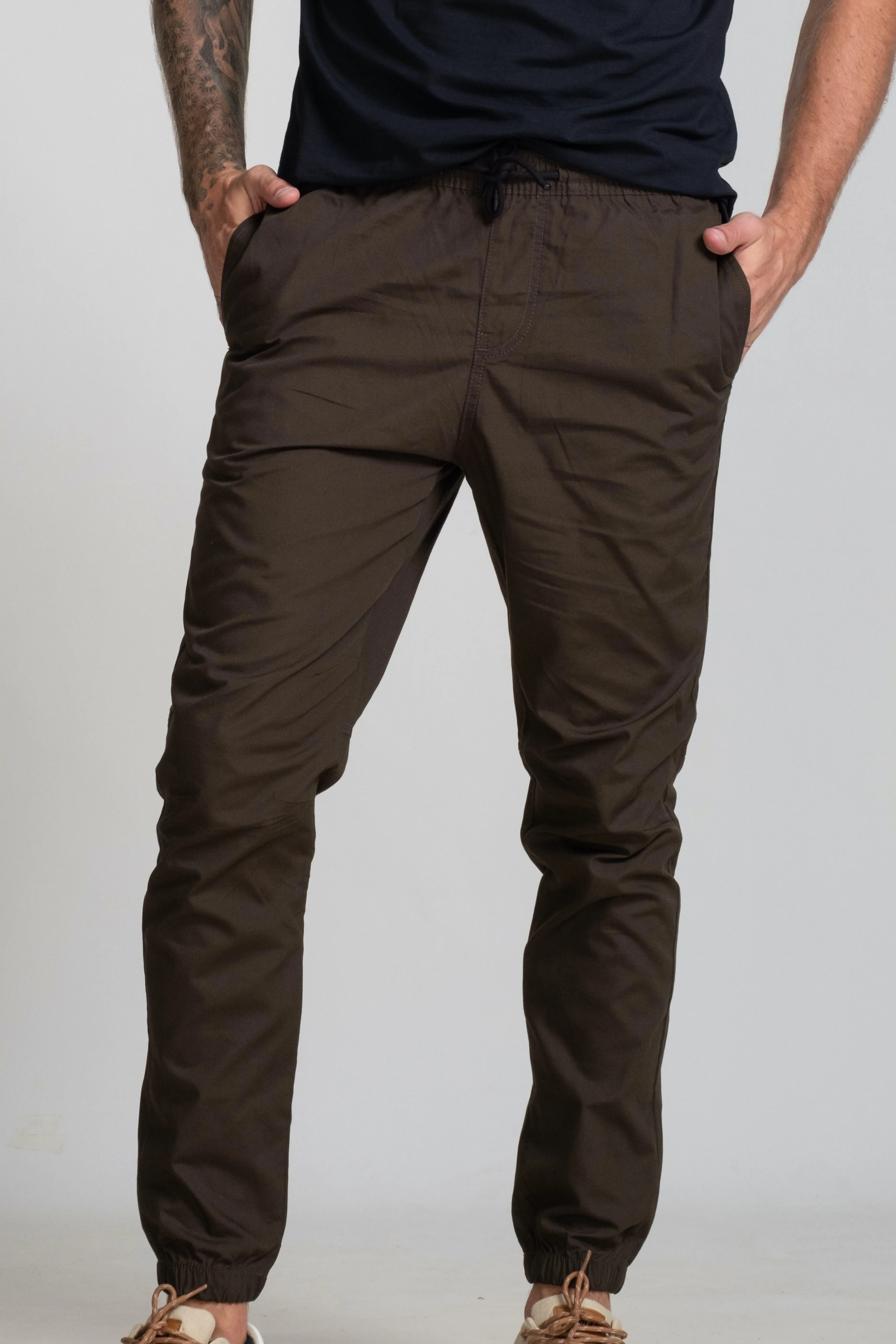 Slim Fit Utility- Jogger - Olive