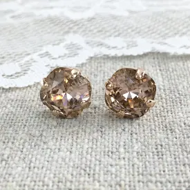 Small Cushion Post Earrings