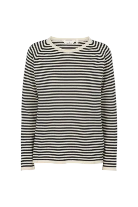 Soya Mini Stripe - Whisper White/Black