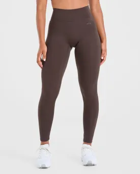 Staple Leggings - Coffee Brown