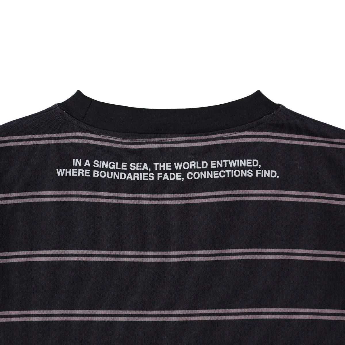 Thick Thin Stripe S/S cut-sewn / BLACK