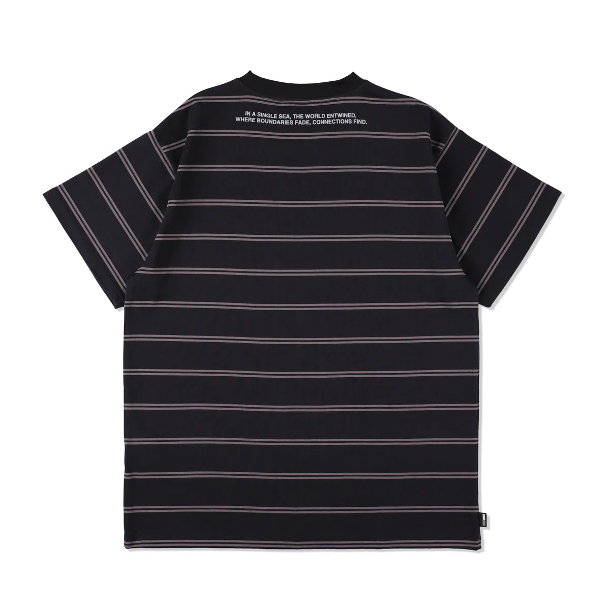 Thick Thin Stripe S/S cut-sewn / BLACK