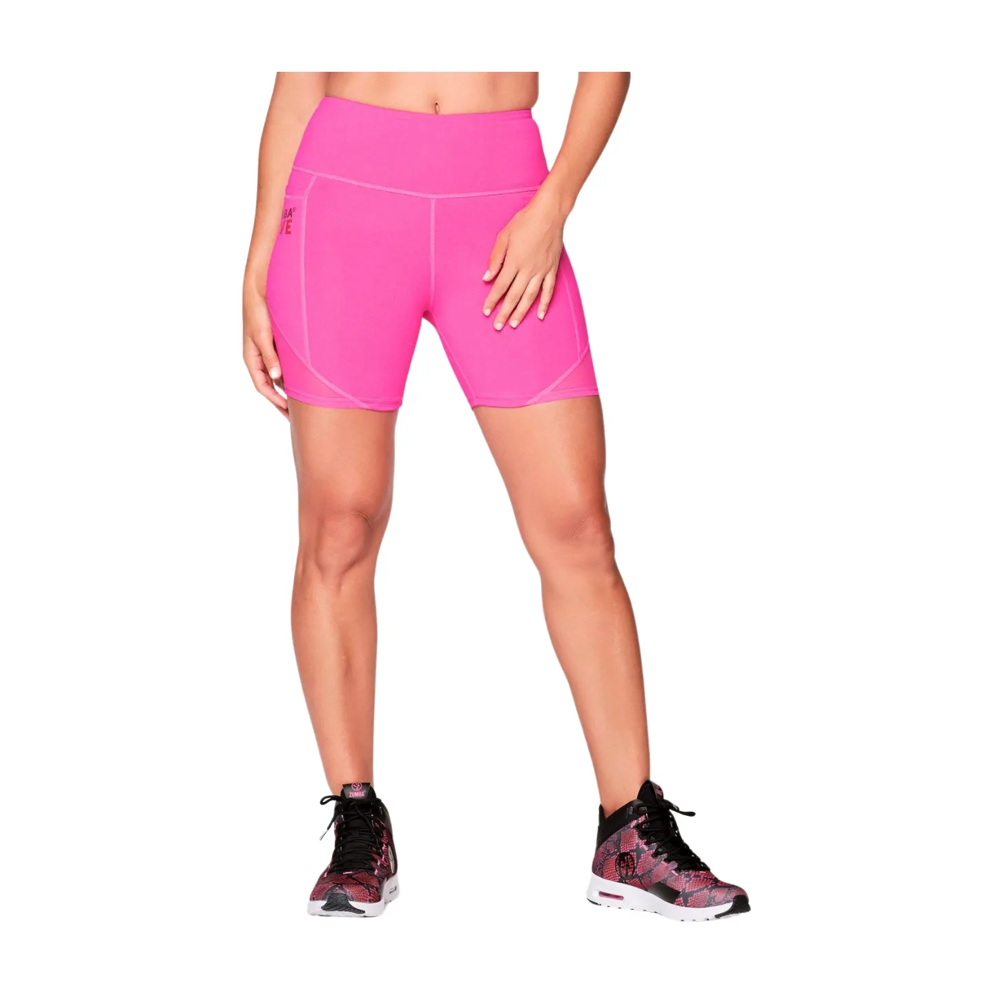 Zumba Glossin' High Waisted Biker Shorts (Special Order)